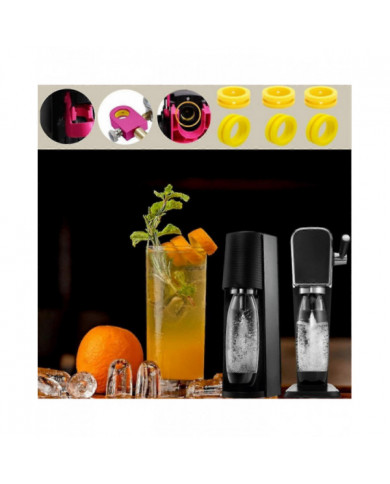 3 joints d’étanchéité pour joints d’échange de marqueurs de machine à soda à joint torique pour DUO Terra ART CO2 [...]