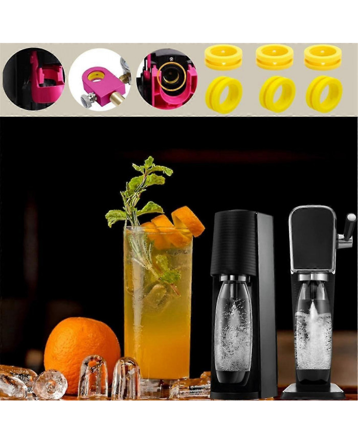 3 joints d’étanchéité pour joints d’échange de marqueurs de machine à soda à joint torique pour DUO Terra ART CO2 [...]