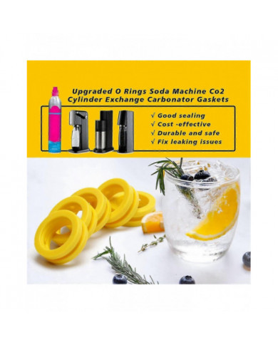 3 joints d’étanchéité pour joints d’échange de marqueurs de machine à soda à joint torique pour DUO Terra ART CO2 [...]