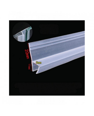 6 8 10 12mm Joints En Verre Sans Cadre Douche Salle De Bain Porte Fenêtre Balcon Écran Scellant Bande Coupe-froid [...]