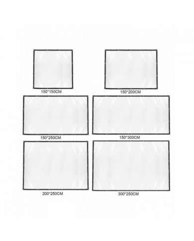 3mx2.5m Bâche imperméable à l’eau Tarpe Toile Camping Poly Tarpes Heavy Duty Cover-c