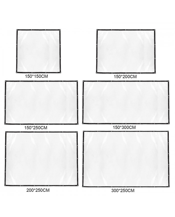 3mx2.5m Bâche imperméable à l’eau Tarpe Toile Camping Poly Tarpes Heavy Duty Cover-c