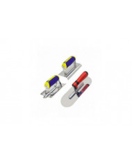 Truelle en acier inoxydable Coupe-bordure en béton et ensemble d’outils Stuc Kit de finition de ciment Outil à [...]