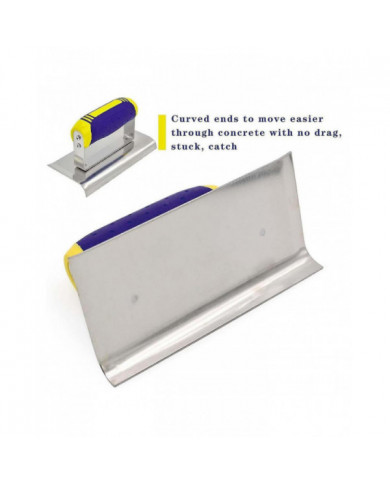 Truelle en acier inoxydable Coupe-bordure en béton et ensemble d’outils Stuc Kit de finition de ciment Outil à [...]