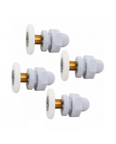 4 pièces Roue de porte de douche 25mm Porte de douche Rouleaux de douche Rouleaux de douche Porte de douche Roller [...]