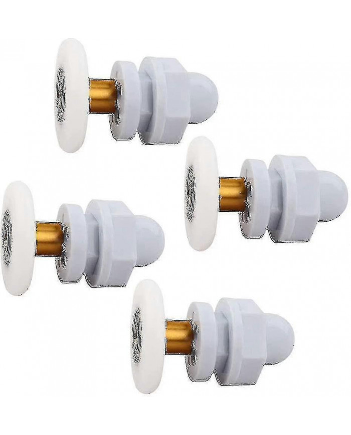 4 pièces Roue de porte de douche 25mm Porte de douche Rouleaux de douche Rouleaux de douche Porte de douche Roller [...]