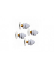 4 pièces Roue de porte de douche 25mm Porte de douche Rouleaux de douche Rouleaux de douche Porte de douche Roller [...]