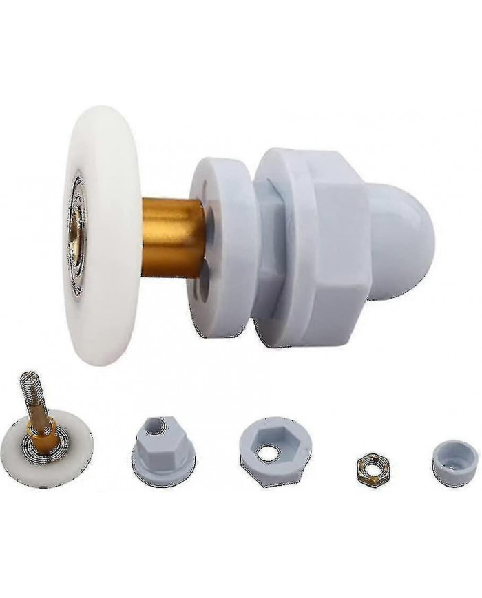 4 pièces Roue de porte de douche 25mm Porte de douche Rouleaux de douche Rouleaux de douche Porte de douche Roller [...]