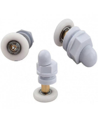 4 pièces Roue de porte de douche 25mm Porte de douche Rouleaux de douche Rouleaux de douche Porte de douche Roller [...]