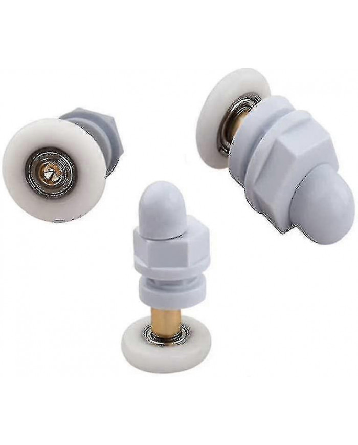4 pièces Roue de porte de douche 25mm Porte de douche Rouleaux de douche Rouleaux de douche Porte de douche Roller [...]