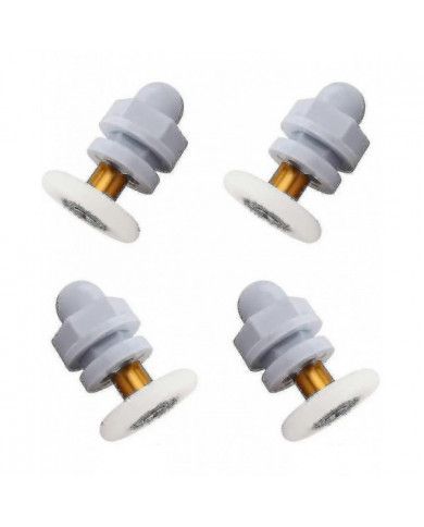 4 pièces Roue de porte de douche 25mm Porte de douche Rouleaux de douche Rouleaux de douche Porte de douche Roller [...]