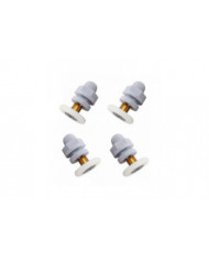 4 pièces Roue de porte de douche 25mm Porte de douche Rouleaux de douche Rouleaux de douche Porte de douche Roller [...]