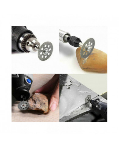 50x Roue de coupe diamantée pour Dremel Rotary Tool Die Grinder Metal Cut Off Disc