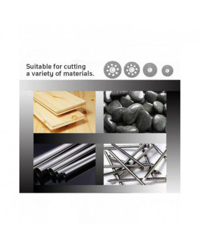 50x Roue de coupe diamantée pour Dremel Rotary Tool Die Grinder Metal Cut Off Disc