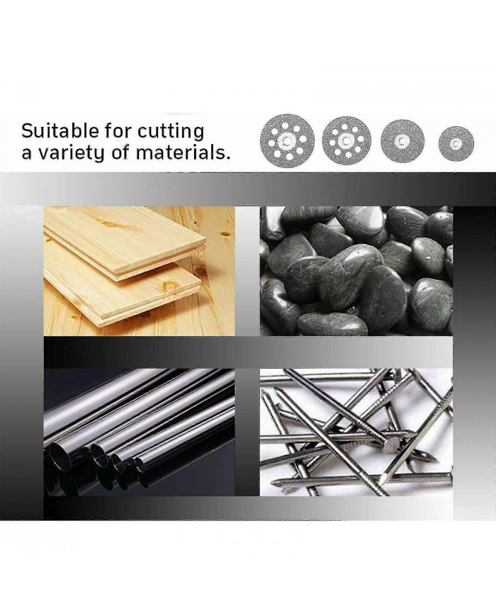 50x Roue de coupe diamantée pour Dremel Rotary Tool Die Grinder Metal Cut Off Disc