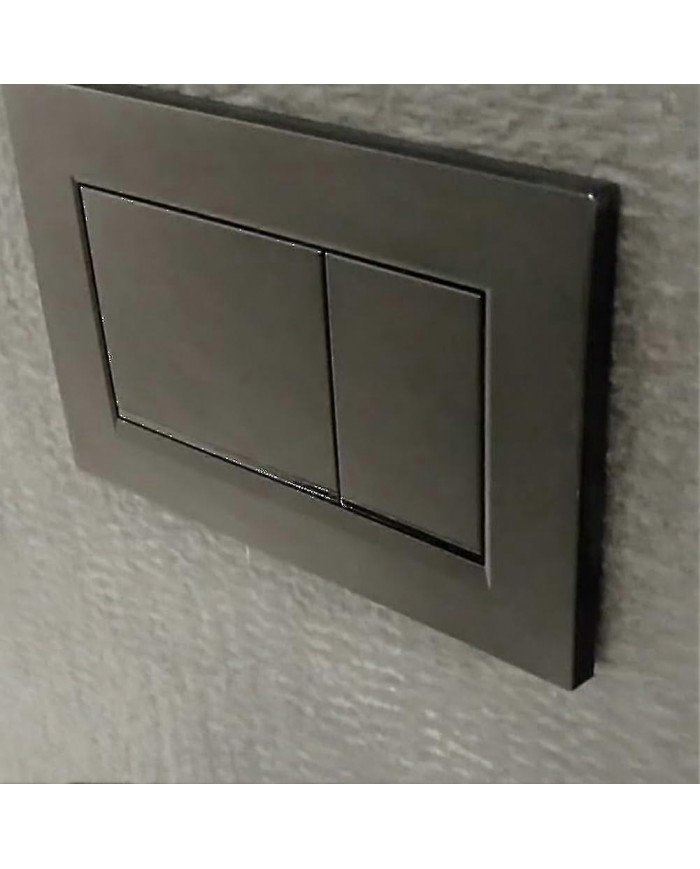 Plaque de déclenchement double, pour plaque de déclenchement double Geberit Sigma30 Noir mat(115.883.16.1)