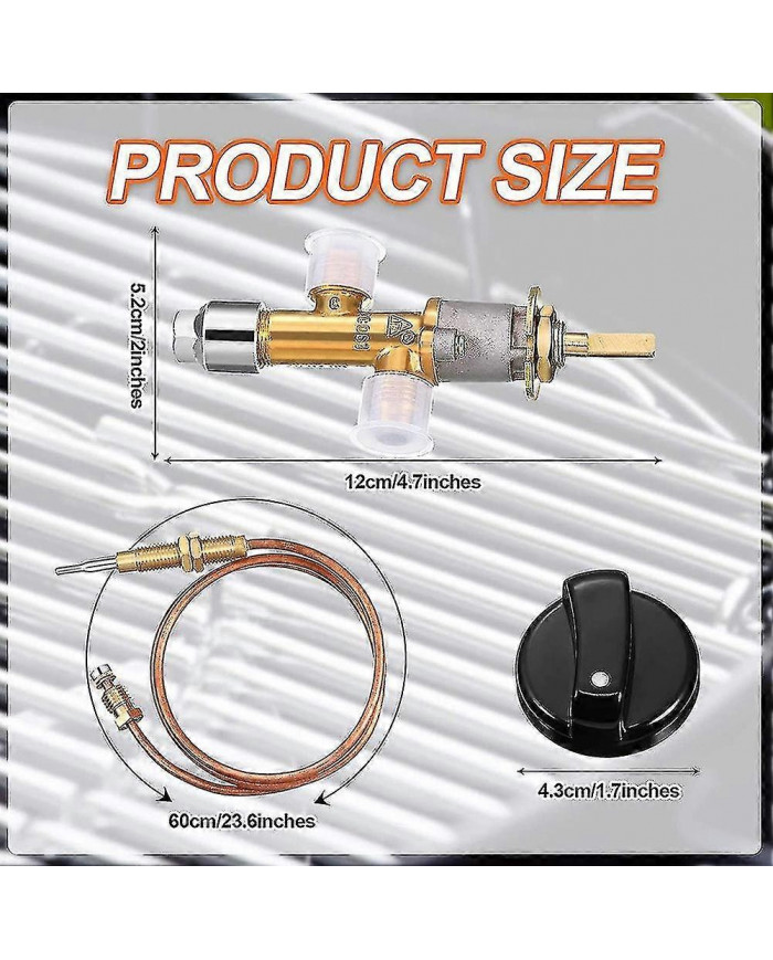 Gaz basse pression GPL Cheminée Défaillance Vanne de contrôle de sécurité Kit Réchauffeur de gaz Remplacement de [...]