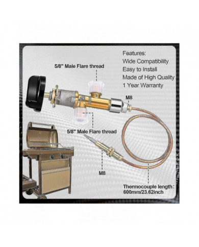 Gaz basse pression GPL Cheminée Défaillance Vanne de contrôle de sécurité Kit Réchauffeur de gaz Remplacement de [...]