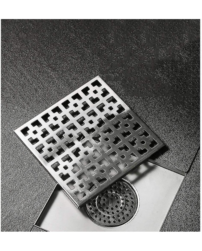 Drain de sol extérieur 20 * 20cm, drain de sol et drain de douche, drain de sol, siphon avec bouchon de parfum et [...]