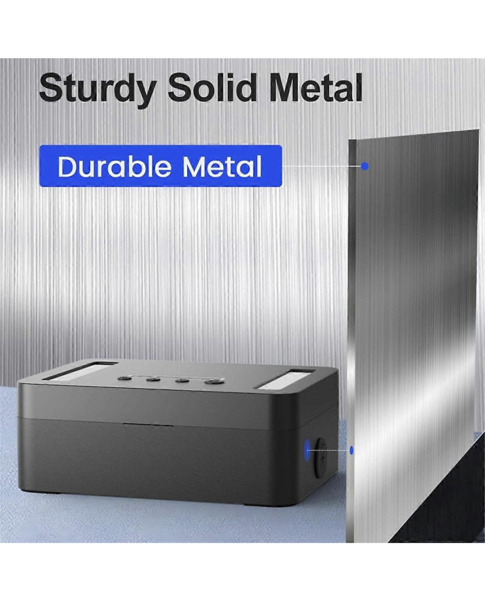 Boîte de verrouillage temporisée en métal,Boîte de verrouillage de téléphone portable avec minuterie, Casier de [...]