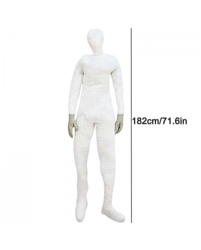 2024 182cm de haut Mannequin pliable en peluche souple avec les mains --(YY)