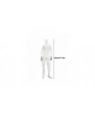 2024 182cm de haut Mannequin pliable en peluche souple avec les mains --(YY)