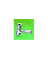 Auto Fermeture Automatique Robinet Econome d’Eau Baignoire Lavabo Froid Robinet Retard Bouton Poussoir