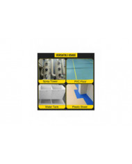 1600W Torche à air chaud PVC Pistolet de soudage Pistolet thermique de soudeur en plastique 7pcs