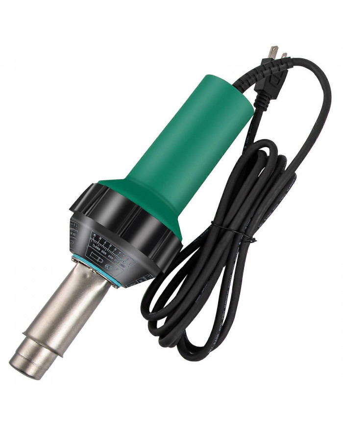 1600W Torche à air chaud PVC Pistolet de soudage Pistolet thermique de soudeur en plastique 7pcs