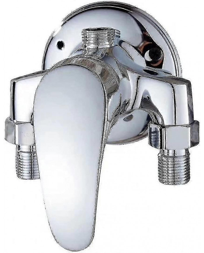 Douche Mitigeur Robinet Salle de Bain Robinet Mural à levier Unique Laiton Douche Mitigeur Pour Salle de Bain Eau [...]