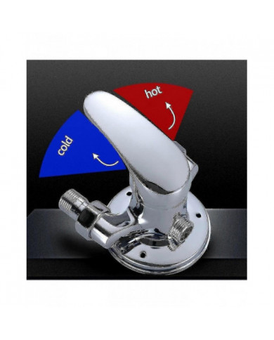 Douche Mitigeur Robinet Salle de Bain Robinet Mural à levier Unique Laiton Douche Mitigeur Pour Salle de Bain Eau [...]