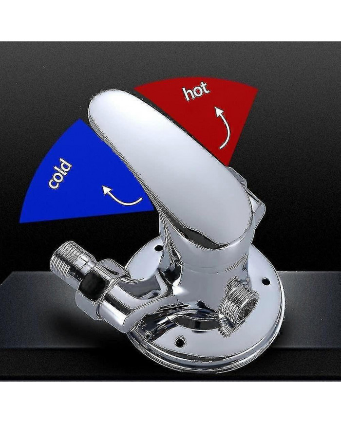 Douche Mitigeur Robinet Salle de Bain Robinet Mural à levier Unique Laiton Douche Mitigeur Pour Salle de Bain Eau [...]