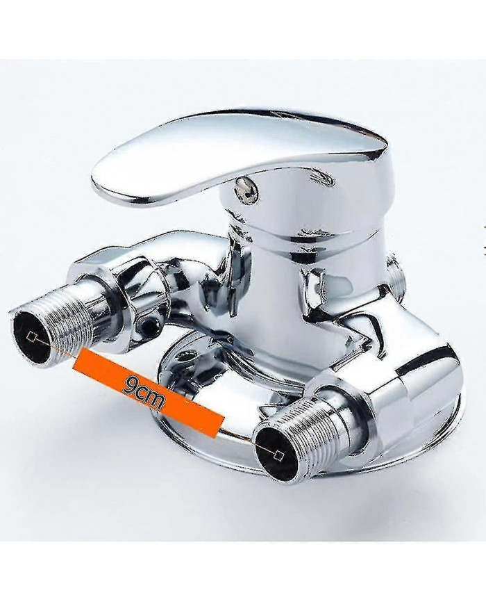 Douche Mitigeur Robinet Salle de Bain Robinet Mural à levier Unique Laiton Douche Mitigeur Pour Salle de Bain Eau [...]