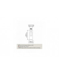 Remplacement Robinet de cuisine Extrémités Douche à main Universel G1 / 2 Tête de robinet amovible En acier [...]