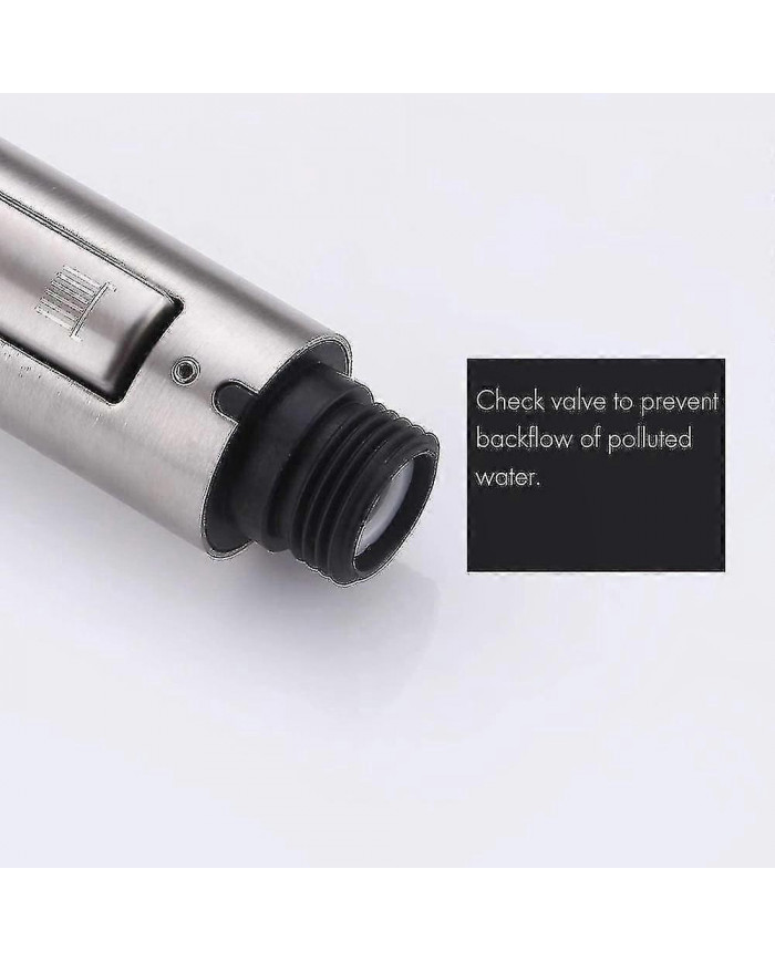 Remplacement Robinet de cuisine Extrémités Douche à main Universel G1 / 2 Tête de robinet amovible En acier [...]