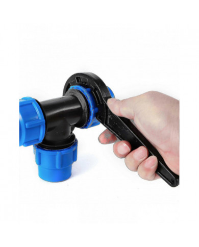 20/25/32/40/50mm Pe Tuyau Raccords Rapides Clé Pe Pvc Tube Vanne Contre-écrou Clé Spéciale Irrigation Tube [...]