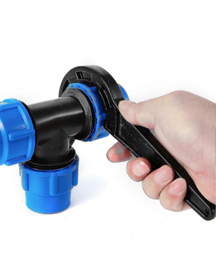 20/25/32/40/50mm Pe Tuyau Raccords Rapides Clé Pe Pvc Tube Vanne Contre-écrou Clé Spéciale Irrigation Tube [...]