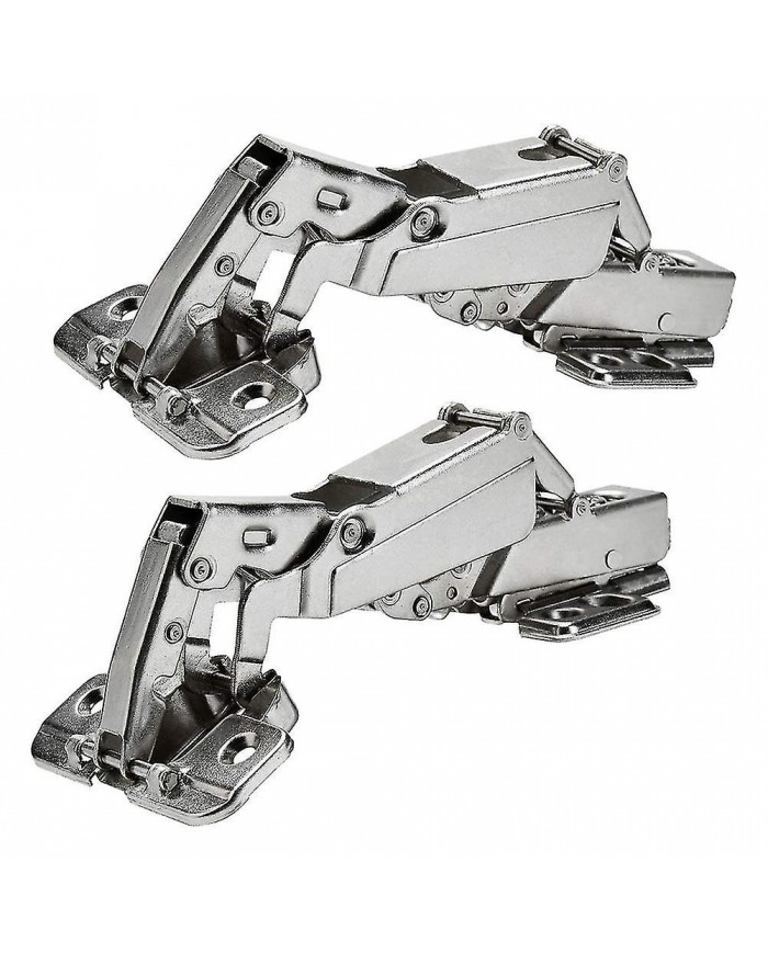 2pcs 175 degrés charnières sans cadre armoires portes charnières dissimulées hydrauliquement réglables charnières [...]