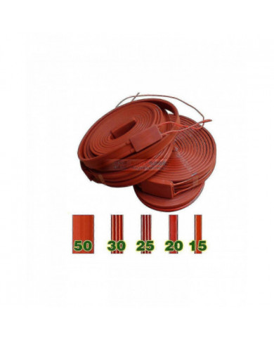 12V 24v 110V 220V 15/25/30/50mm 1-20 mètres Imperméable à l’eau Flexible Silicone Heater Bande Bande Protection [...]