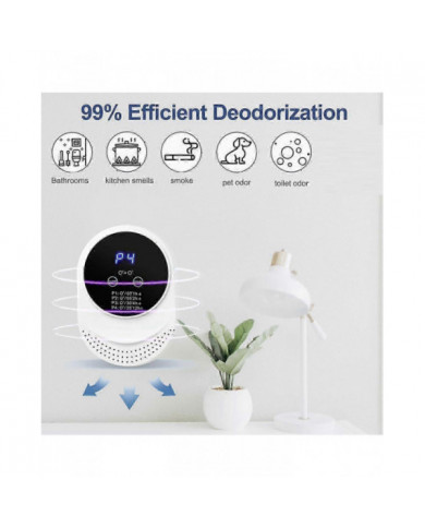 Éliminateur d’odeurs pour ioniseurs d’air d’élimination des odeurs fortes pour la maison, les animaux domestiques, [...]