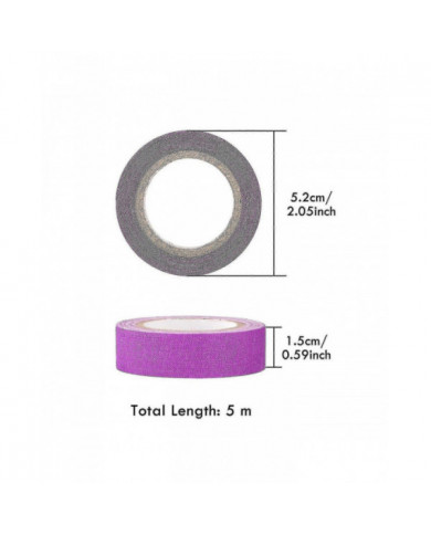 6 couleurs Neon Gaffer Cloth Tape, fluorescent Uv Blacklight Glow In The Dark Tape pour Uv Party 15mm * 5m
