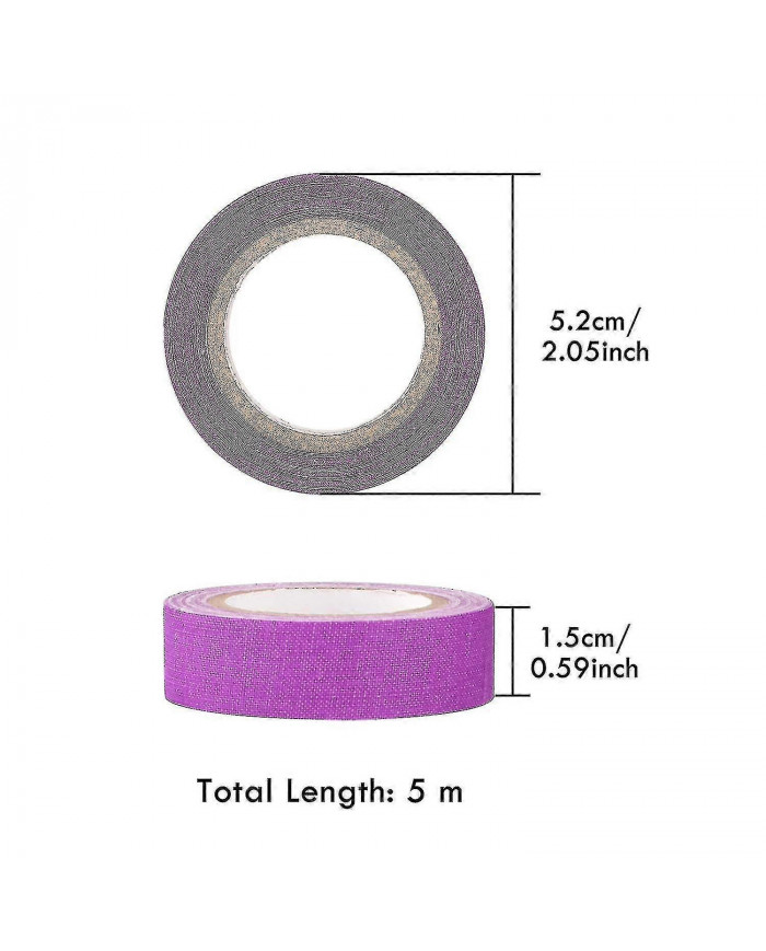 6 couleurs Neon Gaffer Cloth Tape, fluorescent Uv Blacklight Glow In The Dark Tape pour Uv Party 15mm * 5m