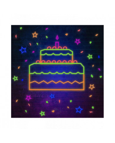 6 couleurs Neon Gaffer Cloth Tape, fluorescent Uv Blacklight Glow In The Dark Tape pour Uv Party 15mm * 5m