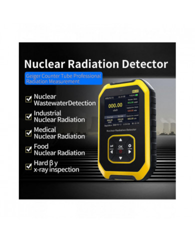Geiger Counter Nuclear Radiation Detector - Dosimètre de rayonnement avec écran LCD, moniteur de rayonnement [...]