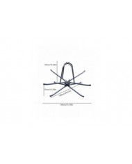 Distributeur de tuyaux de chauffage par le sol de 115 kg