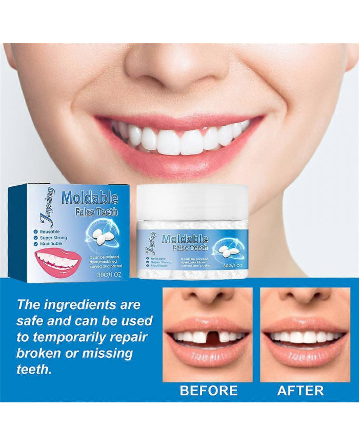 Dents Fortes Réparation Dentaire Ciment Dentaire Permanent Caries Remplissage Kit Fausses Dents