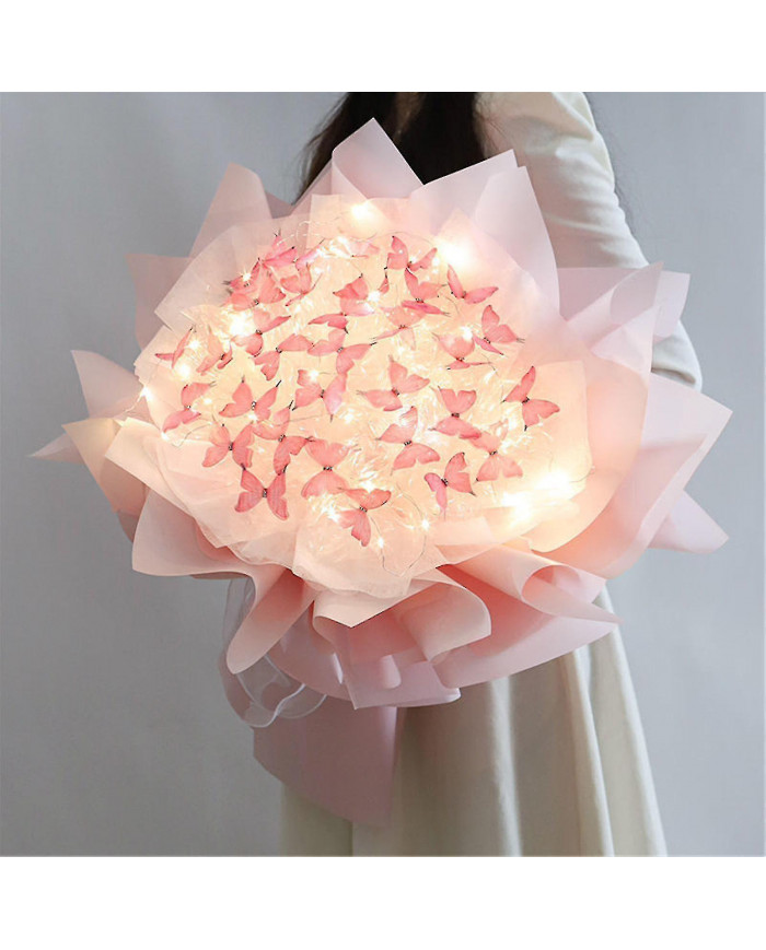 Nouveau coffret cadeau de bouquet de fleurs de papillons 33pc avec lumière LED de grandes idées de cadeaux pour la [...]
