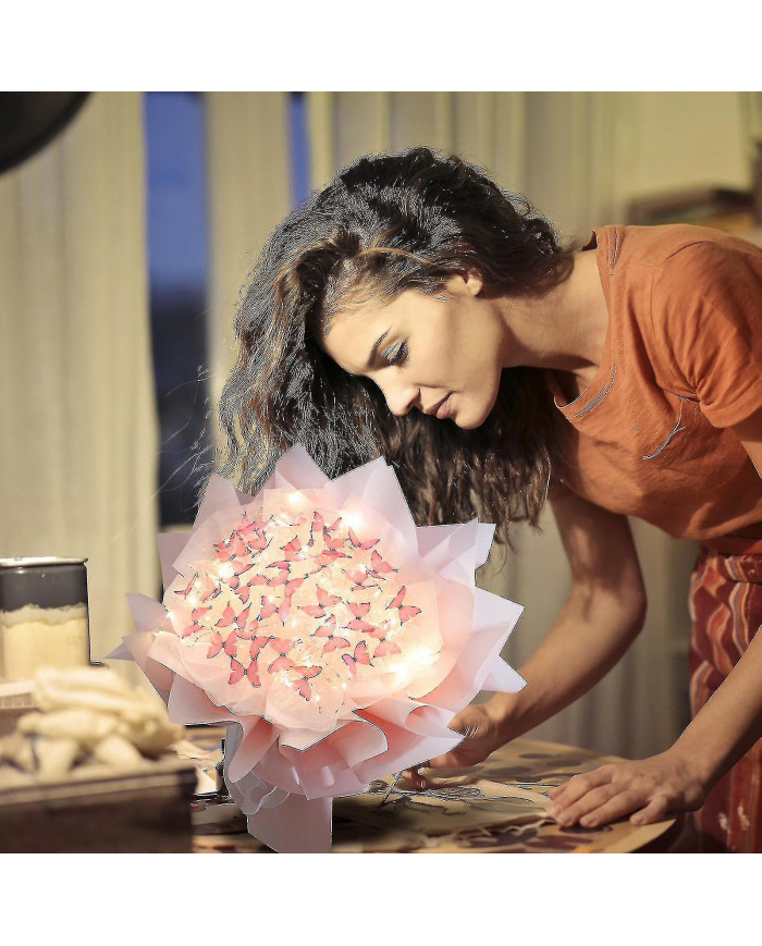 Nouveau coffret cadeau de bouquet de fleurs de papillons 33pc avec lumière LED de grandes idées de cadeaux pour la [...]