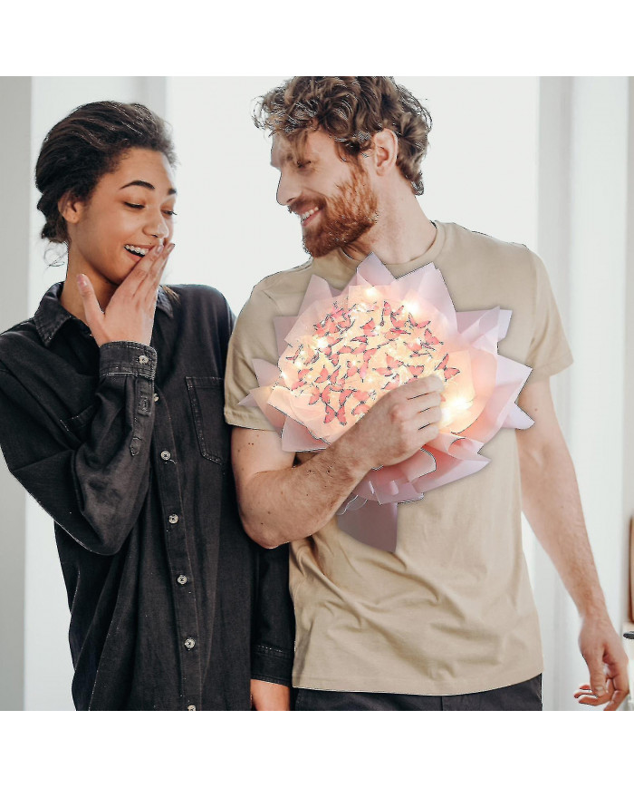 Nouveau coffret cadeau de bouquet de fleurs de papillons 33pc avec lumière LED de grandes idées de cadeaux pour la [...]