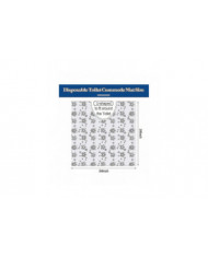 50 Pcs Jetable Toilette Commode Tapis Désodorisant Tapis De Toilette Imperméable Salle De Bain En U En Forme De [...]